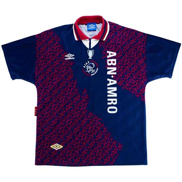 Camiseta Ajax Segunda equipación Retro 1994 1995 Azul